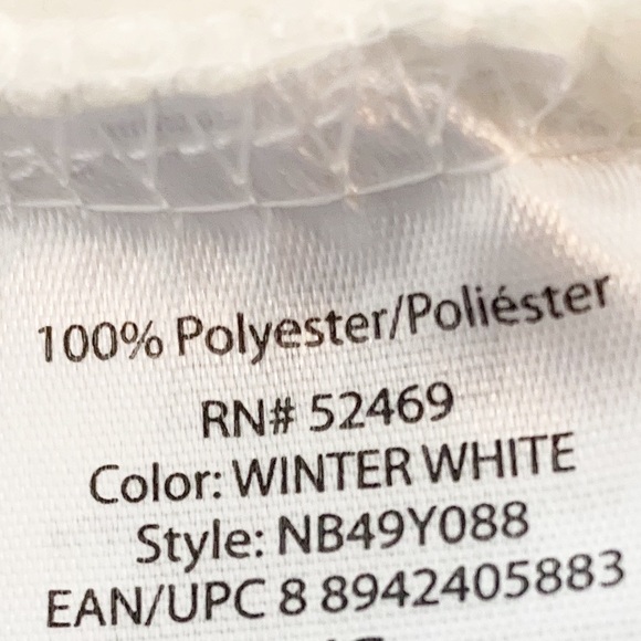 Winter White Sherpa Hoodie Pullover Sweatshirt NWT - Picture 9 of 10